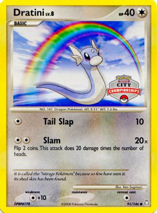 Dratini - 91/146 (City Championships) - League & Championship Cards
