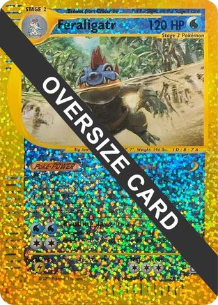 Feraligatr - 2/12 (Box Topper) - Jumbo Cards Reverse Holofoil
