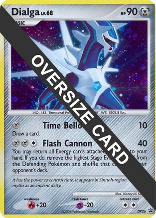 Dialga - DP26 (DP Black Star Promo) - Jumbo Cards Holofoil