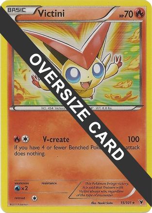 Victini - 15/101 - Jumbo Cards Holofoil