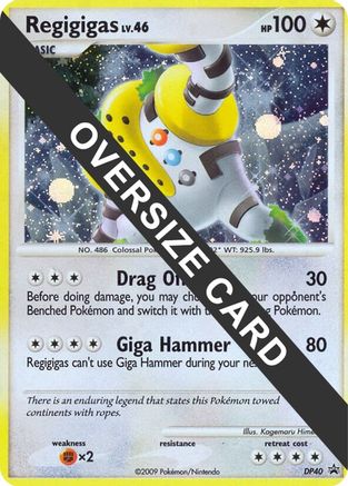 Regigigas - DP40 - Jumbo Cards Holofoil