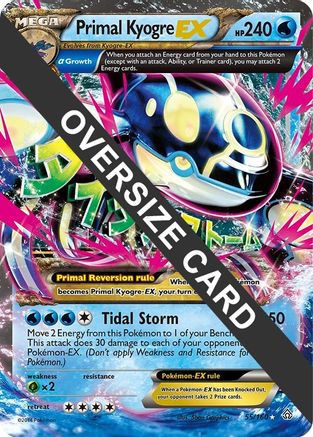 Primal Kyogre EX - 55/160 - Jumbo Cards Holofoil