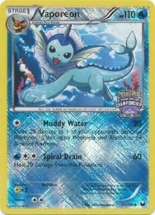 Vaporeon - 25/108 (State Championships) - League & Championship Cards Reverse Holofoil
