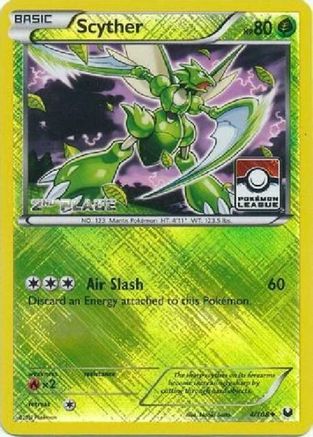 Scyther - 4/108 (Pokemon League) [2nd Place] - League & Championship Cards Reverse Holofoil
