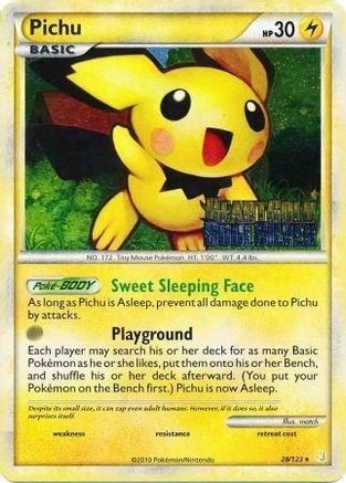 Pichu - 28/123 (Prerelease) - Nintendo Promos Holofoil