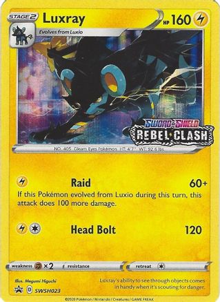 Luxray - SWSH023 (Prerelease) SWSH023/307 - SWSH Sword & Shield Promo Cards Holofoil