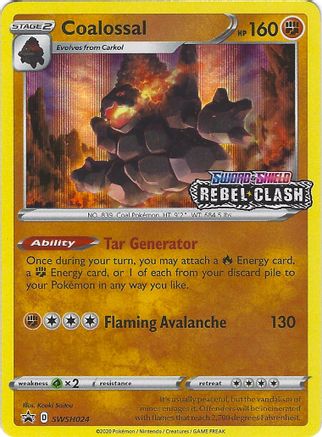 Coalossal - SWSH024 (Prerelease)/307 - SWSH Sword & Shield Promo Cards Holofoil