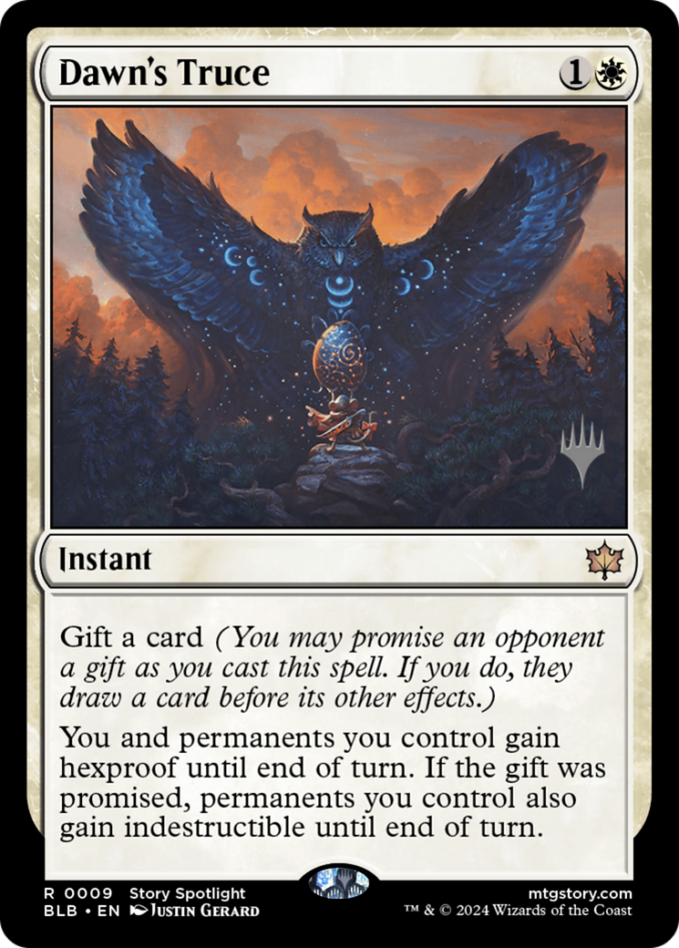 Dawn's Truce (PPBLB-009) - Bloomburrow Promos Foil