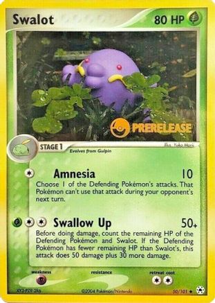 Swalot - 50/101 (Prerelease) - Nintendo Promos