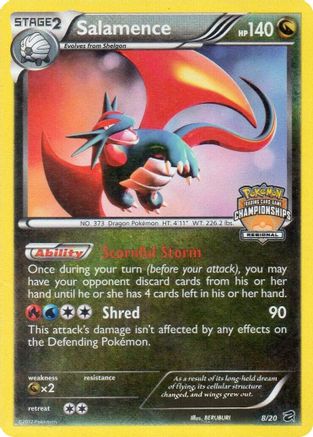 Salamence - 8/20 (Regional Championships) - League & Championship Cards Reverse Holofoil