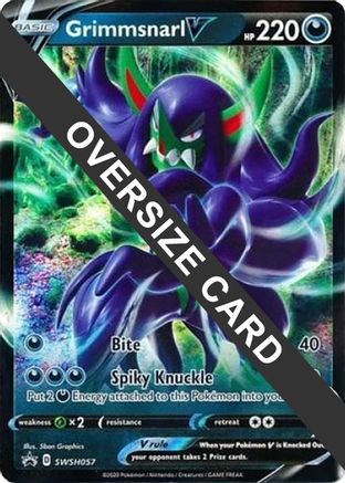 Grimmsnarl V - SWSH057 - Jumbo Cards Holofoil