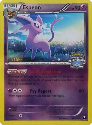 Espeon - 48/108 (National Championships) [Staff] - League & Championship Cards Reverse Holofoil