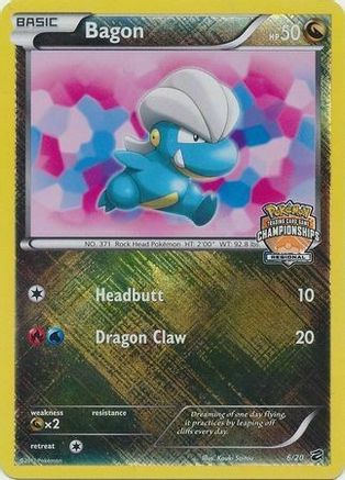 Bagon - 6/20 (Regional Championships) - League & Championship Cards Holofoil