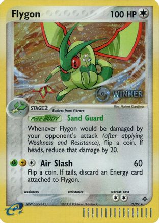 Flygon - 15/97 (Pokemon League) [Winner] - League & Championship Cards Holofoil