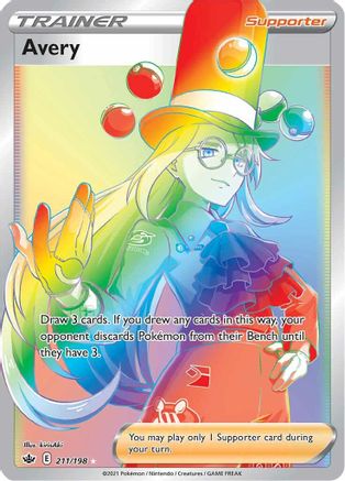 Avery (Secret)/198 - SWSH06 Chilling Reign Holofoil