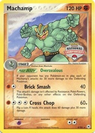 Machamp - 9/101 (National Championships) - League & Championship Cards Holofoil