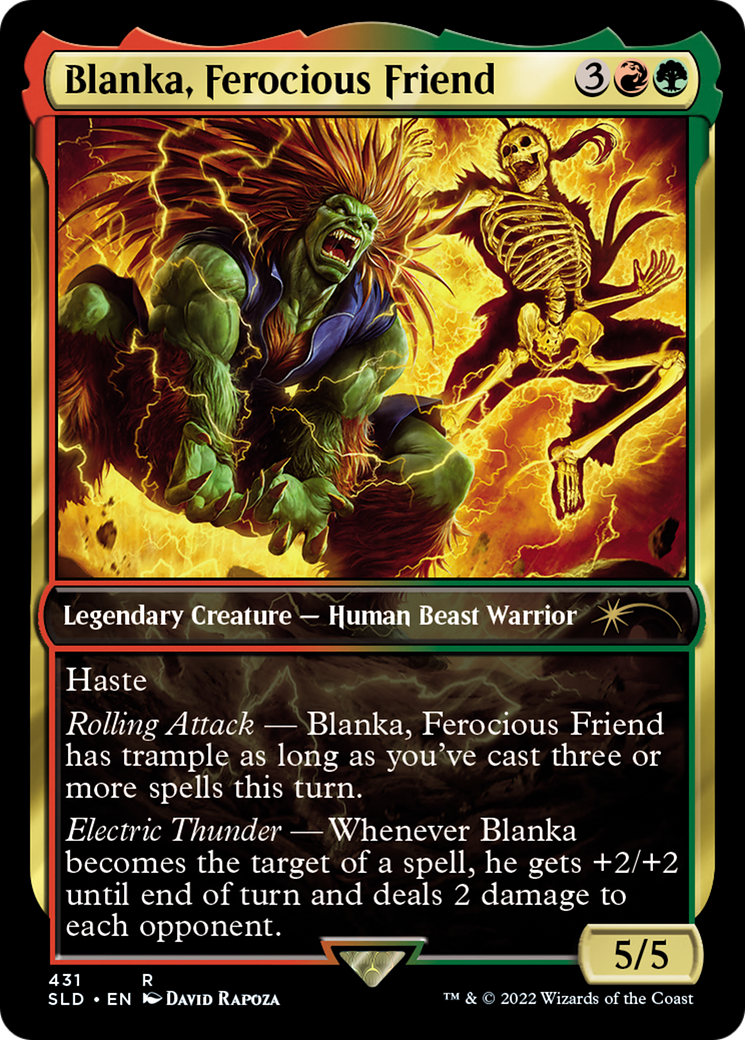 The Howling Abomination (SLD-431) - Secret Lair Drop / Blanka, Ferocious Friend
