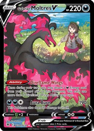 Galarian Moltres V TG20/30 - SWSH10 Astral Radiance Trainer Gallery Holofoil