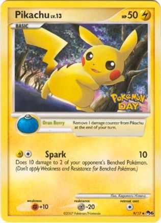 Pikachu (Pokemon Day Stamped) - POP Series 6