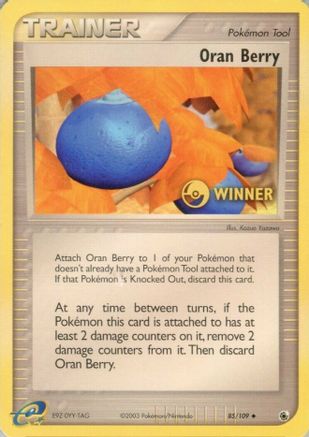 Oran Berry - 85/109 [Winner] - League & Championship Cards