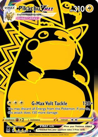 Pikachu VMAX (Secret) TG29/30 - SWSH11 Lost Origin Trainer Gallery Holofoil