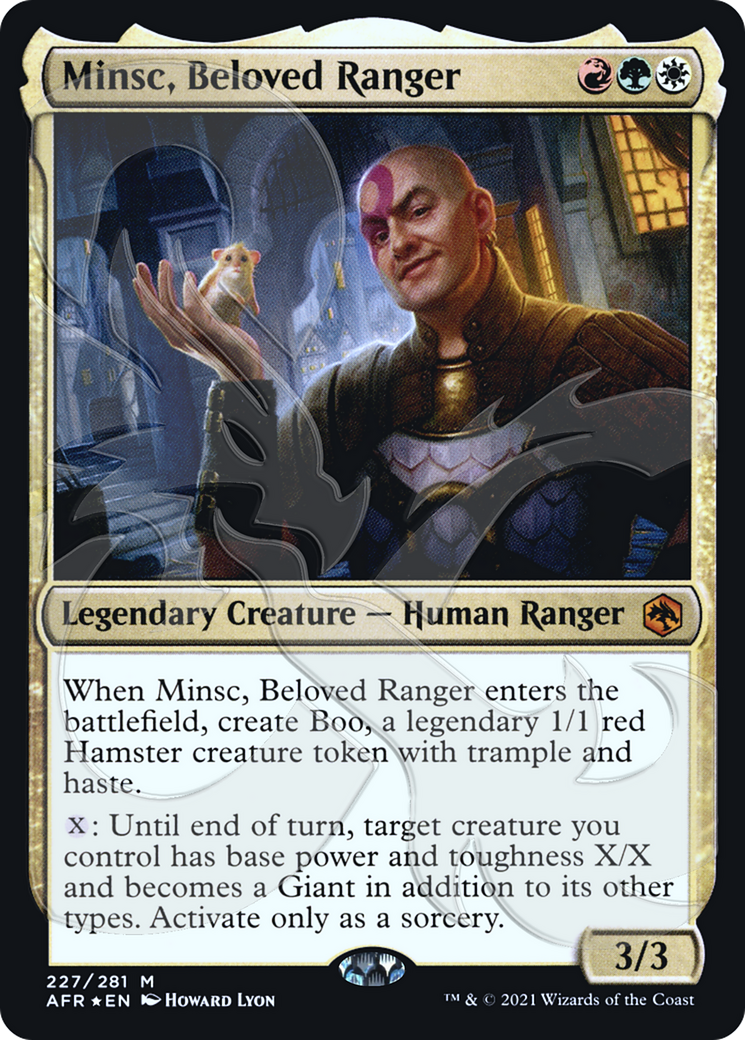 Minsc, Beloved Ranger (AFR&-227) - Adventures in the Forgotten Realms Promos Foil