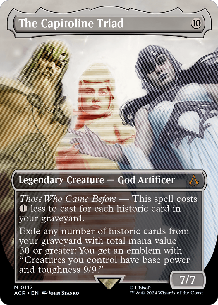 The Capitoline Triad (Borderless) (ACR-117) - Assassin's Creed (Borderless) Foil