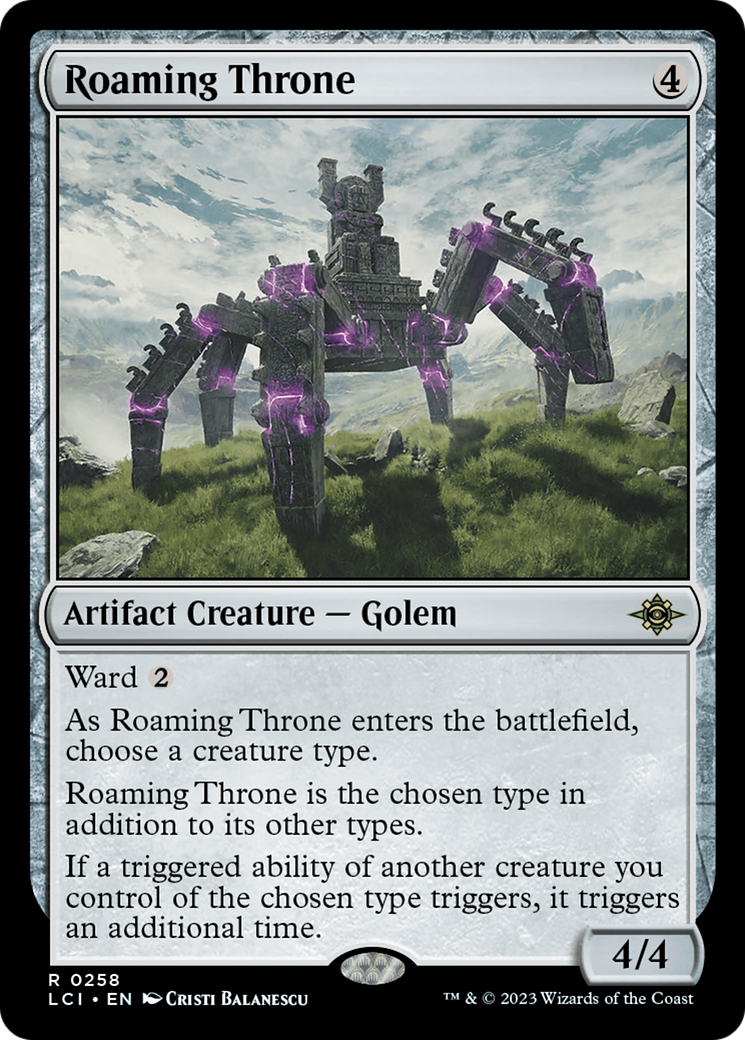 Roaming Throne (LCI-258) - The Lost Caverns of Ixalan Foil
