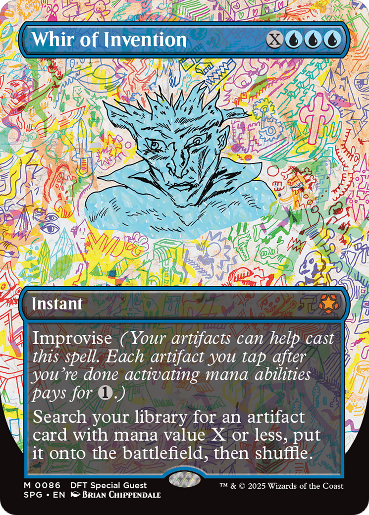 Whir of Invention (Borderless) (SPG-086) - Special Guests (Borderless) Foil
