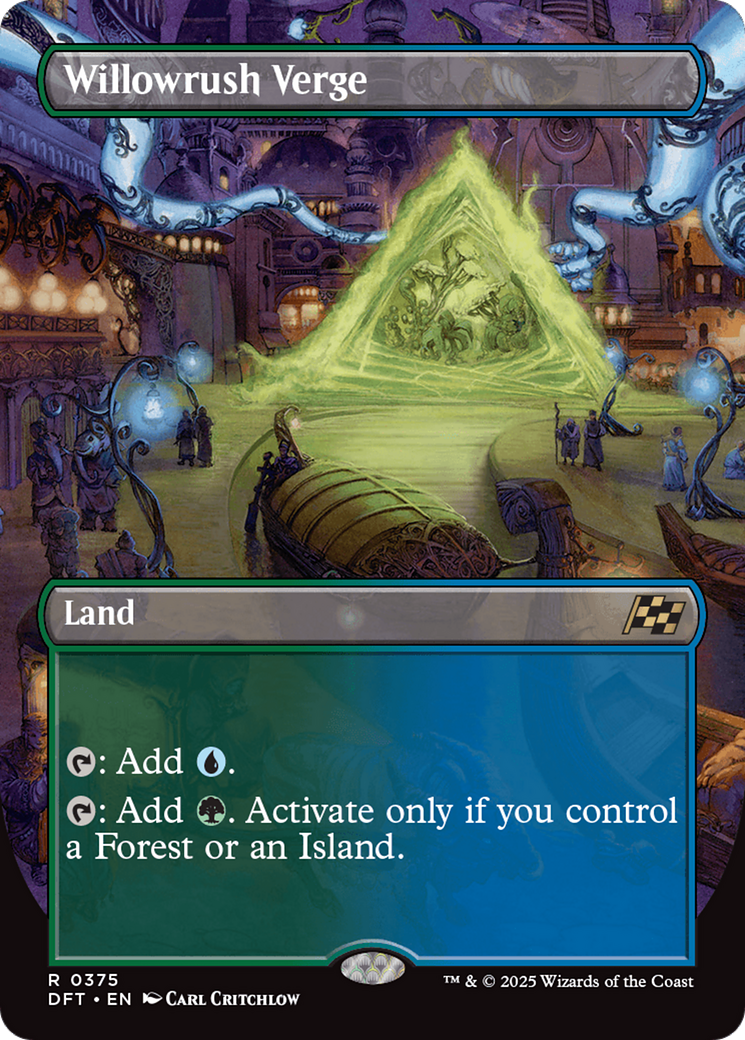 Willowrush Verge (Borderless) (DFT-375) - Aetherdrift (Borderless)