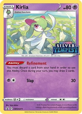 Kirlia - SWSH271 (Prerelease) [STAFF] - SWSH Sword & Shield Promo Cards Holofoil