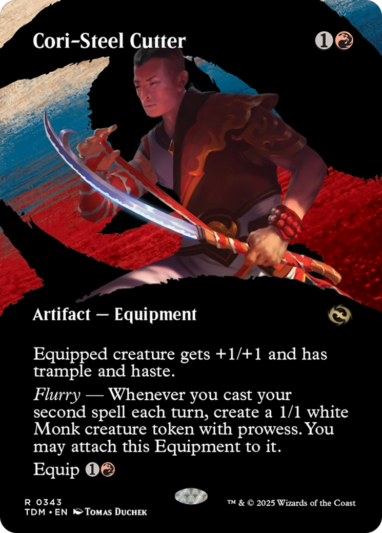 Cori-Steel Cutter (Borderless) (TDM-343) - Tarkir: Dragonstorm: (Showcase) (Borderless)