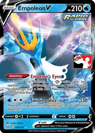 Empoleon V - Prize Pack Series Cards Holofoil