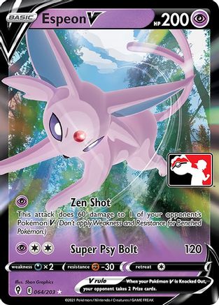 Espeon V - Prize Pack Series Cards Holofoil