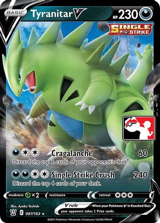 Tyranitar V - Prize Pack Series Cards Holofoil
