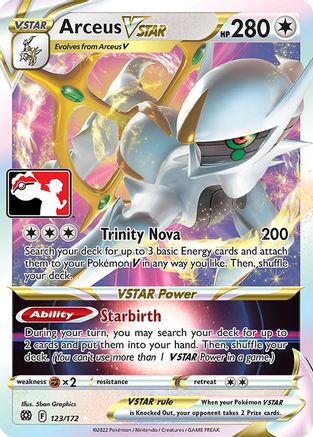 Arceus VSTAR - Prize Pack Series Cards Holofoil