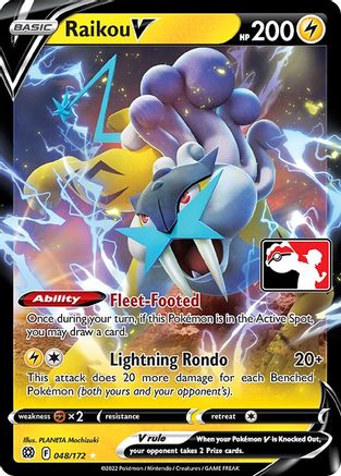 Raikou V - Prize Pack Series Cards Holofoil