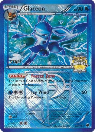 Glaceon - 23/116 (City Championships) [Staff] - League & Championship Cards Holofoil