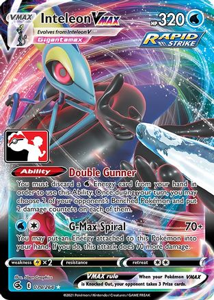 Inteleon VMAX - Prize Pack Series Cards Holofoil