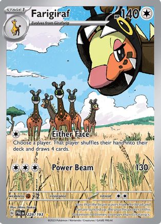 Farigiraf - 228/193 228 - SV02 Paldea Evolved Holofoil