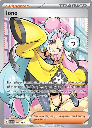 Iono - 254/193 254 - SV02 Paldea Evolved Holofoil