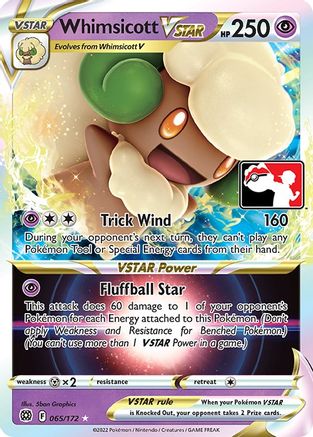 Whimsicott VSTAR - Prize Pack Series Cards Holofoil