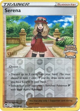 Serena - 164/195 (Regional Championships) [Staff] - League & Championship Cards Reverse Holofoil