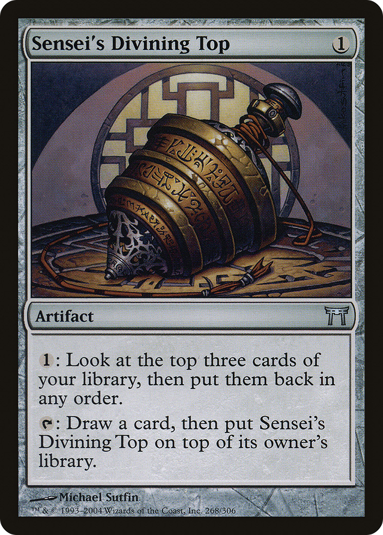 Sensei's Divining Top (CHK-268) - Champions of Kamigawa