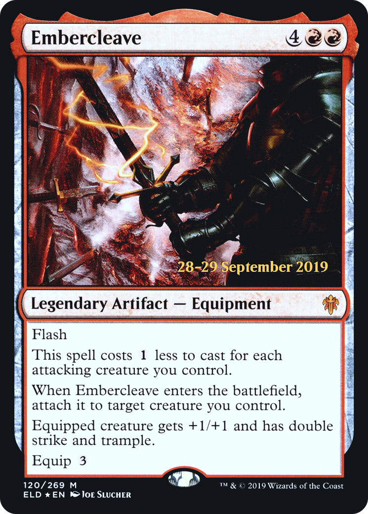 Embercleave (PRE-120) - Throne of Eldraine Promos Foil