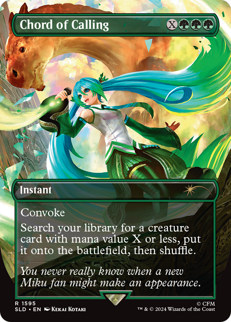 Chord of Calling (1595) (SLD-1595) - Secret Lair Drop (Borderless)