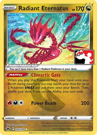 Radiant Eternatus - Prize Pack Series Cards Holofoil