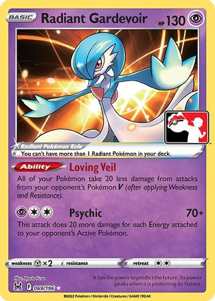 Radiant Gardevoir - Prize Pack Series Cards Holofoil