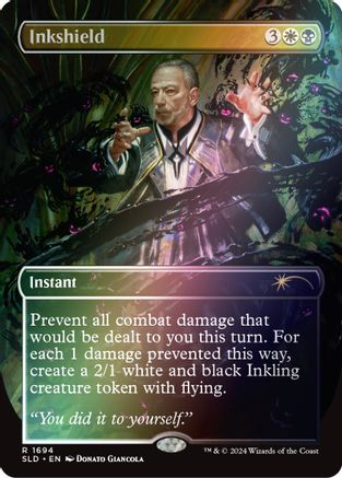 Inkshield (Rainbow Foil) (SLD-1694) - Secret Lair Drop Series Foil
