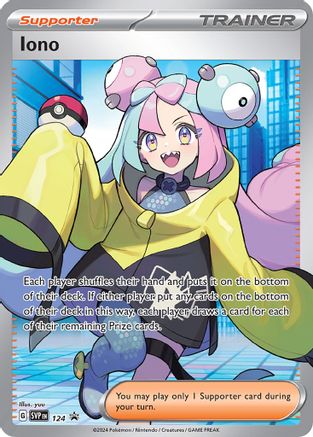 Iono - 124 124 - SV Scarlet & Violet Promo Cards Holofoil